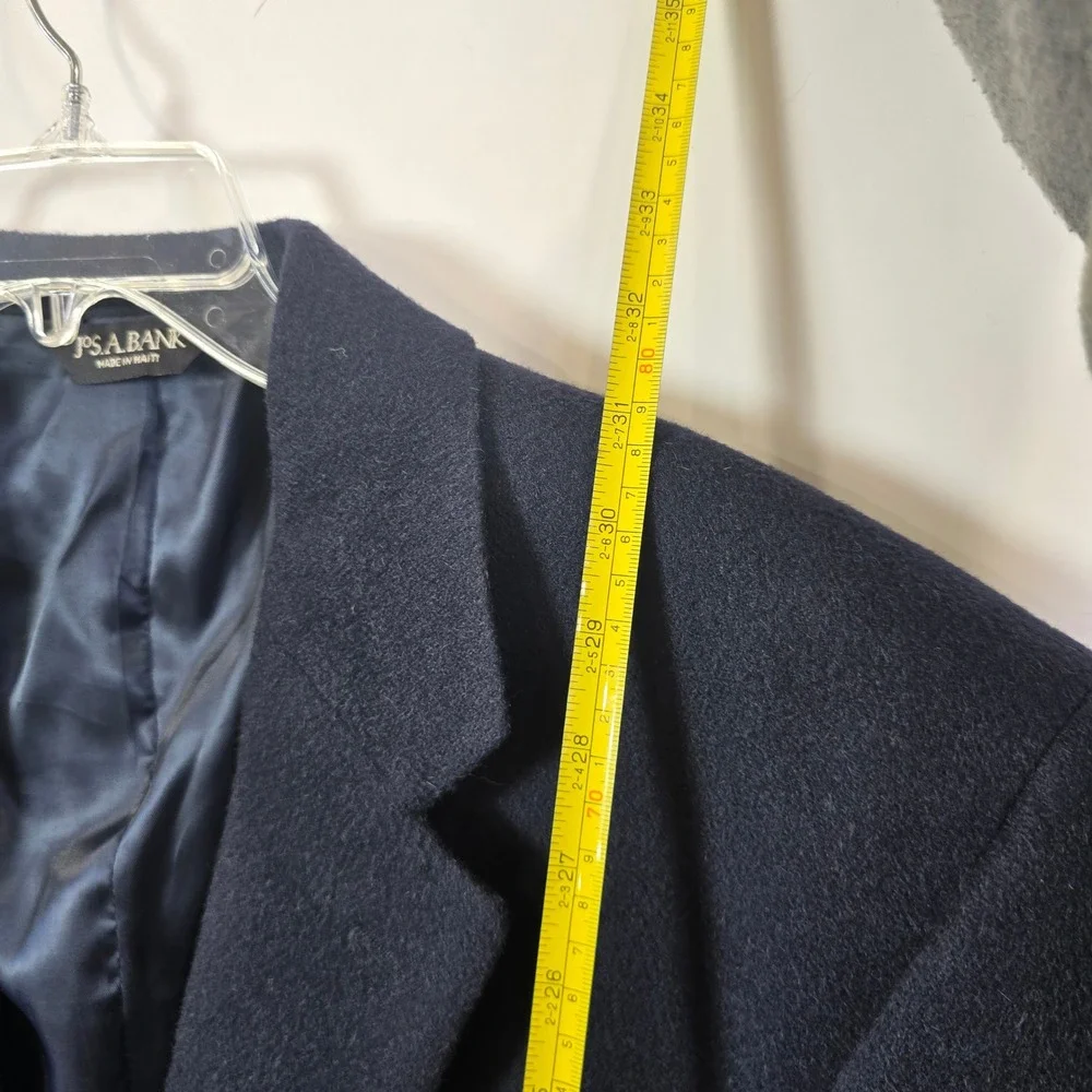 Vintage Camel Hair Blazer Mens 43R Navy Classic‎ Preppy Business Office Heritage